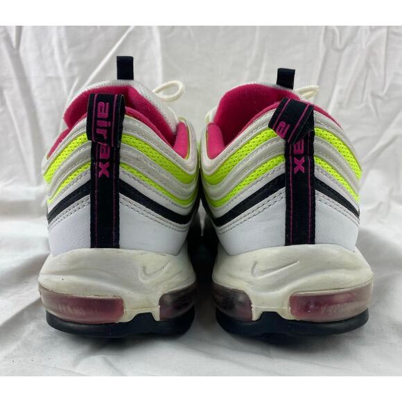 Nike Air Max 97 White Black Volt Rush Pink athletic shoes sneakers CI9871-100 12 main image 4